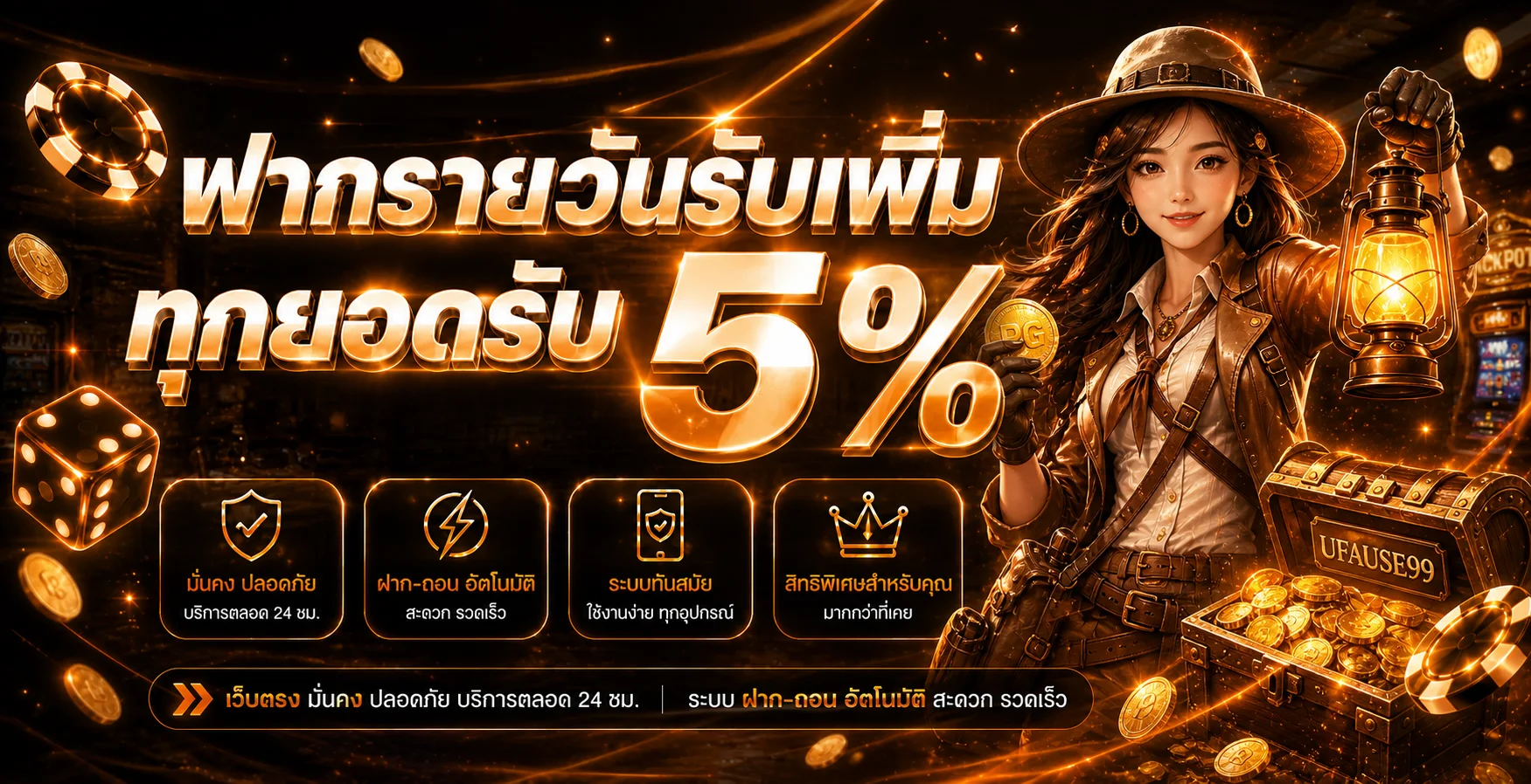 UFAUSE99 สล็อตออนไลน์ เว็บตรง ฝากถอนออโต้